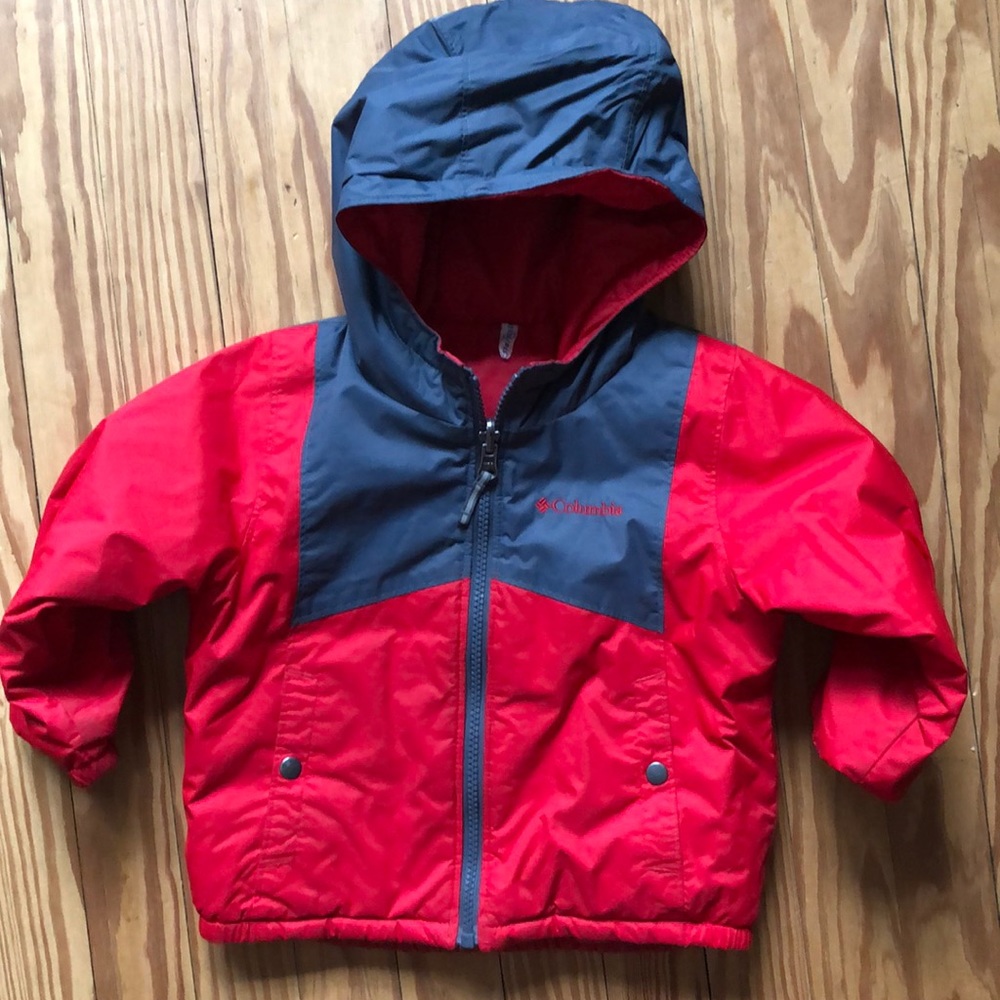 Reversible Toddler Columbia Puffer/Ski Jacket